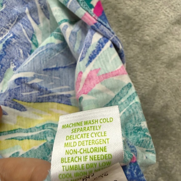 Lilly Pulitzer Blythe Swing Dress Size L in Light as a Feather Print - Picture 5 of 8